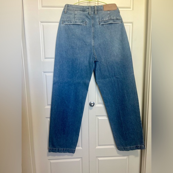 River Island Blue High Waisted Straight Jeans - Picture 6 of 6